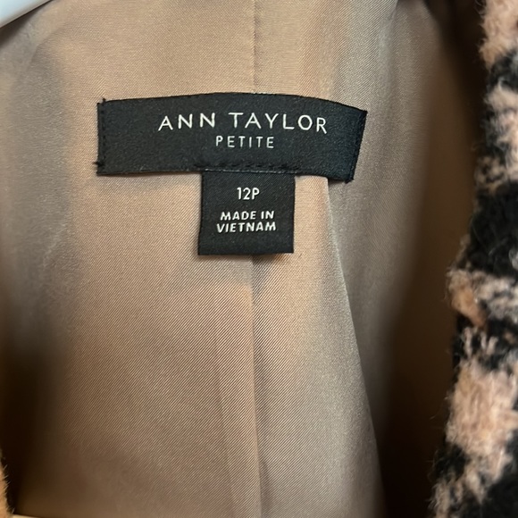 CHECKERED BROWN AND BLACK BLAZER - Picture 3 of 3